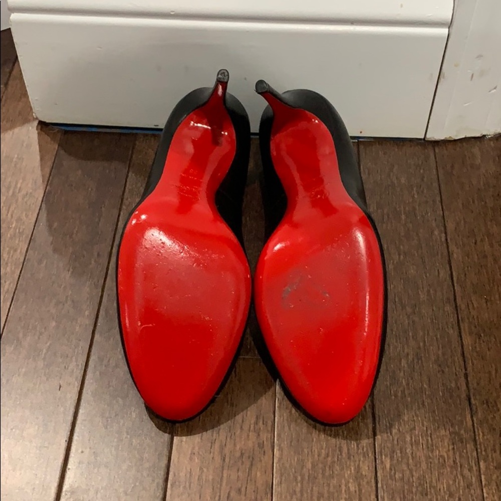 Christian Louboutin All black pumps 100mm